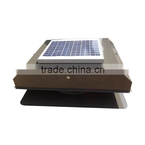25W Square Solar Attic Fan for Solar Roof Fan Ventilators Gable Fans Wall Fans photo-4