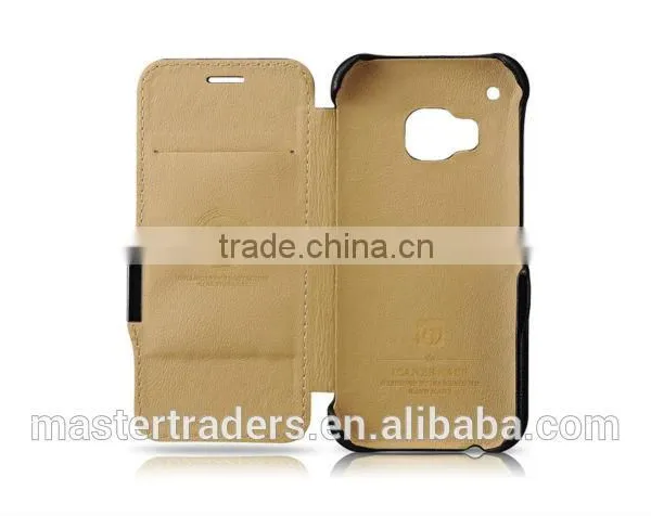 Original Icarer Litchi Grain Series Genuine Leather Case For HTC One M9 MT-3320 photo-3