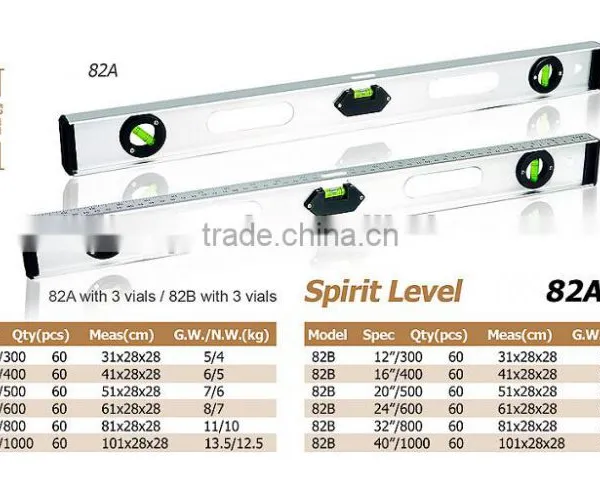 Hot Sale Spirit Level Ruler Magnetic Spirit Level Aluminium Spirit Level Vial photo-2