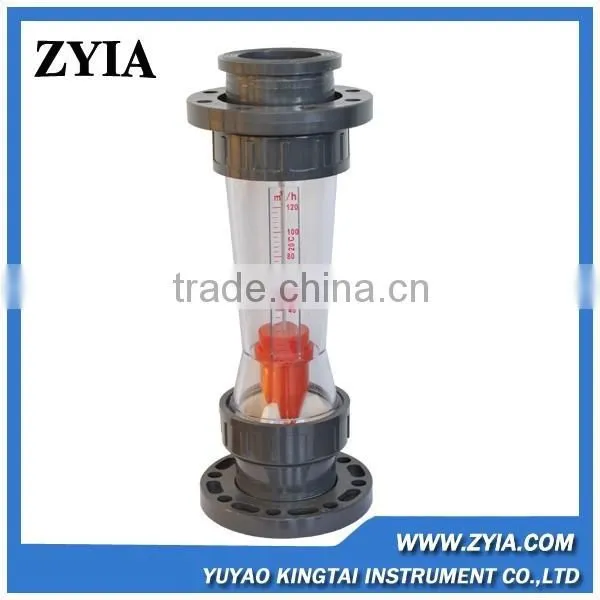 Plastic Tueb Pvc Variable Area Flow Meter,water Flowmeter (rotameter) photo-4