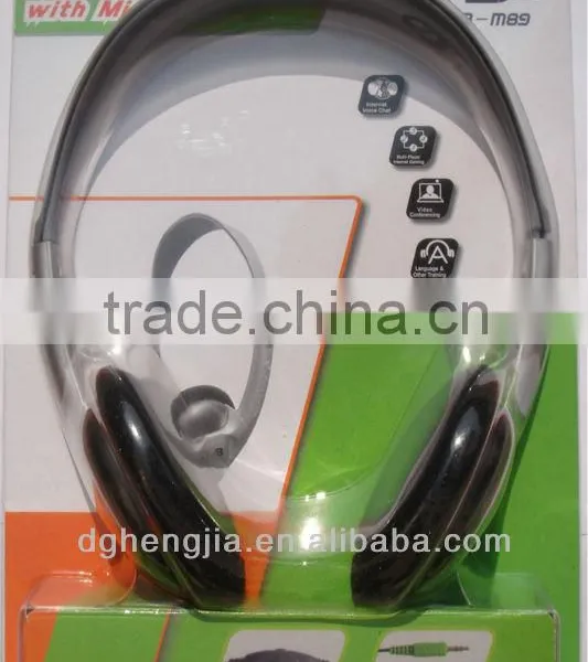 China Wholesale Lightweight Slim Double Sided Long Wire Headphone Jack for Computer photo-4