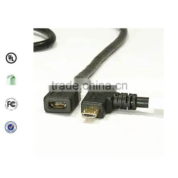 Micro Usb Male to Micro Usb Jack Cable photo-3