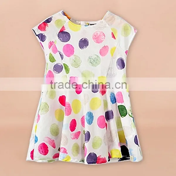 NEW!China Supplier Wholesale Girl Dress Cotton Long Glass Strass Dress photo-2