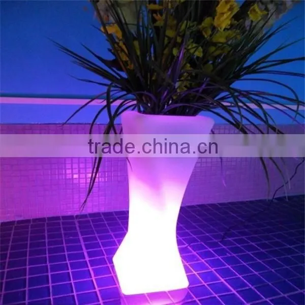 Outdoor Lighted Plant Pot With Led Modern Led Flower Pot photo-4