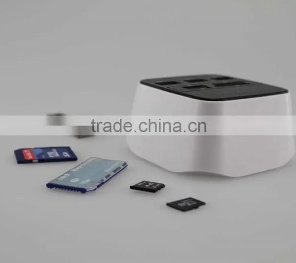 Computer SD TF M2 MS Card Reader With Usb Hub 2.0 LED COMBO photo-4