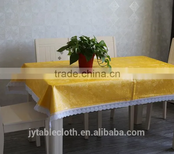 Hot Embossed and Printed Compound Non-woven Fabric PVC Tablecloth photo-2