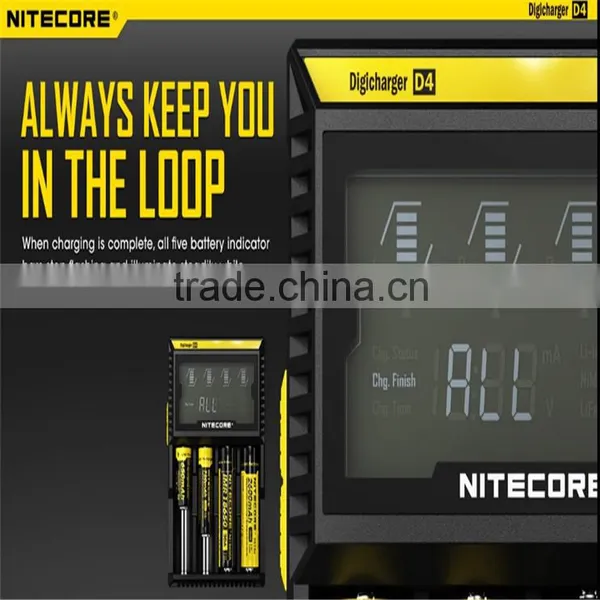 Hot Seller Nitecore Charger i2 i4 d2 D4/diesel Generator Battery Charger Nitecore D4 Battery Charger photo-5