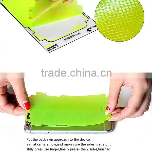 Fluorescent Oil Silk Back Skin Sticker for IPhone 5 Samsung S3 photo-2