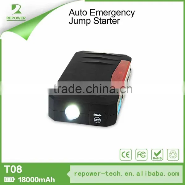 OEM Battery Ignition Starter and Auto Jump Starter With LED Flash Light Battery Charger photo-4