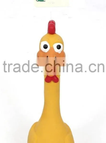 Speedy Pet Brand Dog Latex Toy Yellow Chicken Shape Pet Latex Chicken Toy photo-4