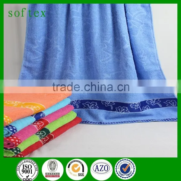 Polyester-cotton Customized Logo Bath Towels Wholesale photo-6