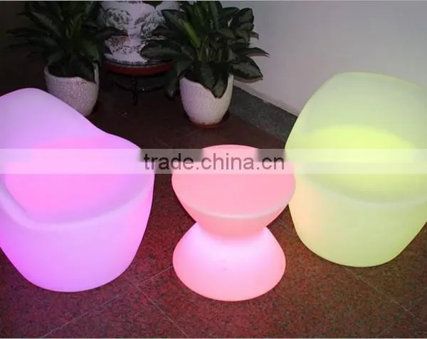 Rechargeable Lighting LED Chair for Nightclubs/events/party LED Glowing Furniture