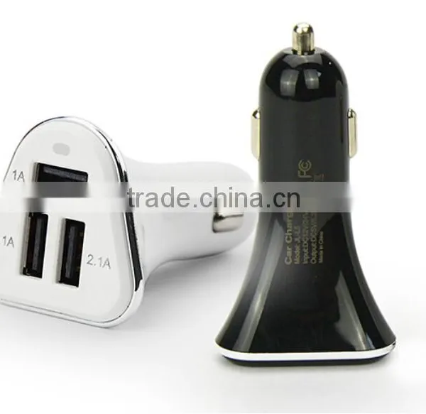 5.2A Pass CE/FCC/ROHS 3 Port USB Car Charger