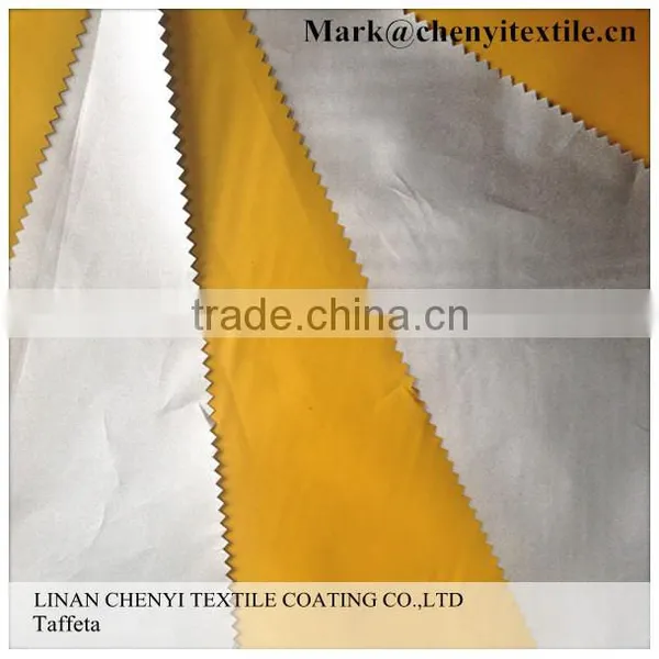 Factory Sale 170T 190T 210T Polyester Taffeta Black Silver Fabric photo-6