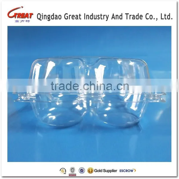 Disposable Plastic Fruit Apple Packaging Tray 4 Apples Packaging Tray Quality Choice photo-4