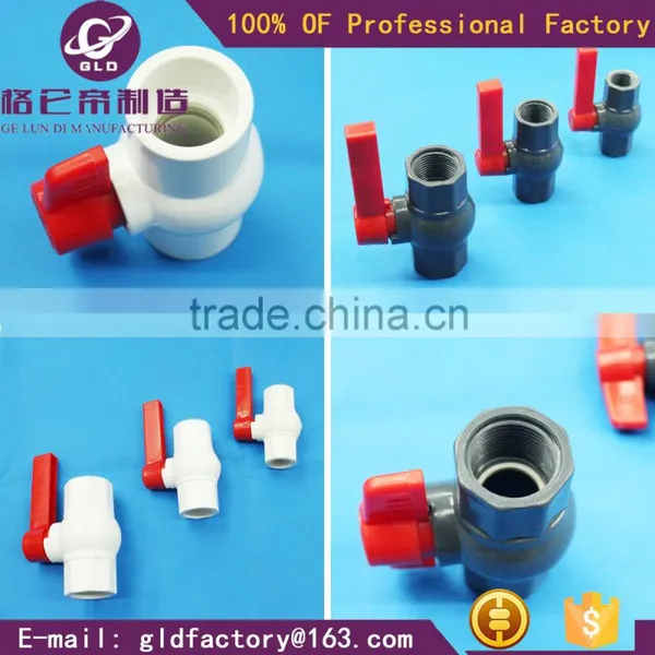 GLDPlastic Compact Ball Valve/Building/Construction/PVC Ball Valve Supplier photo-2