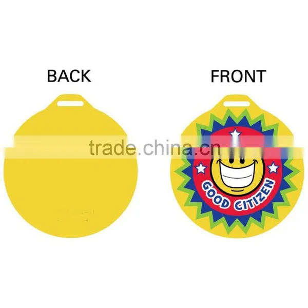 Hot Sale Custom Personalized Cheap Souvenirs 3D PVC Rubber Good Citizen Award Medals With Ribbon for Promotional Gifts photo-3