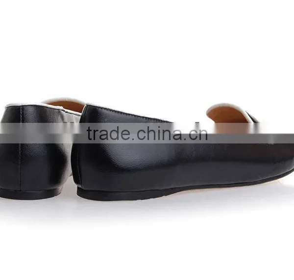 Office's Ladies Black Color Patent Leather Flat Shoes for Ladies photo-2