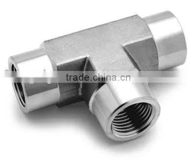 High Pressure Tee Fitting, tee ,instrumentation pipe fitting