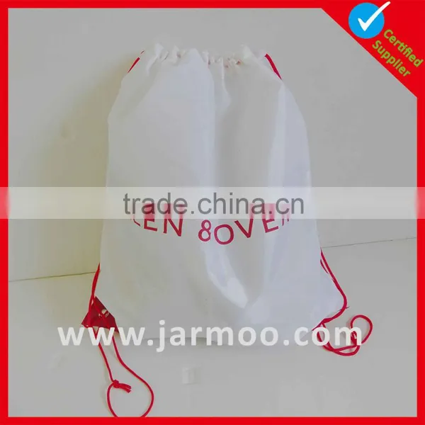 Custom Printed Clear Vinyl Pull String Bag photo-2