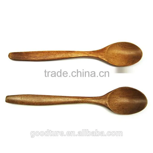 Wooden Long Spoon Soup Coffee Spoon Tableware Food Serving Spoon Stirring Spoon photo-4