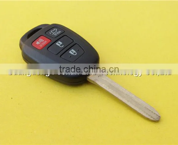 New 3+1buttons Remote Car Key Fob Control for Toyota Prius Key Shell photo-4