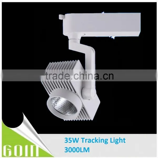 35W Shop Window Track Led COB Light 35W High Quality Gallery Led Track Lighting 2 Wires&3 Wires Avaialbe