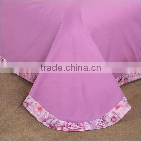 Import Fashion Embroider China Supplier 100% Cotton Percale Bedding Sets photo-3