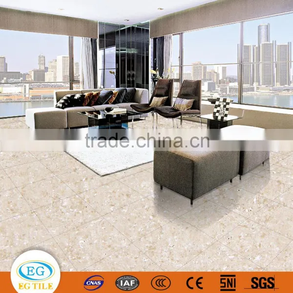 Beige Double Charge Nano Polished Porcelain Tiles Turkish Travertine photo-3