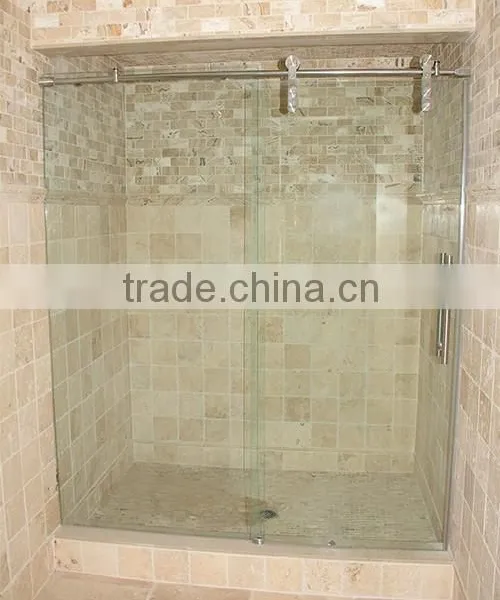 High Quality Frameless Clear Glass Shower Door photo-4