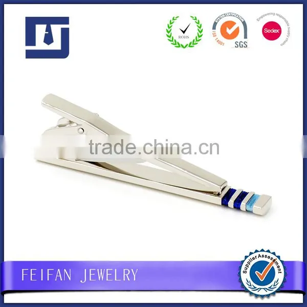 Wholesale Tie Bar Mirror Polish Custom Brass Tie Clip photo-5