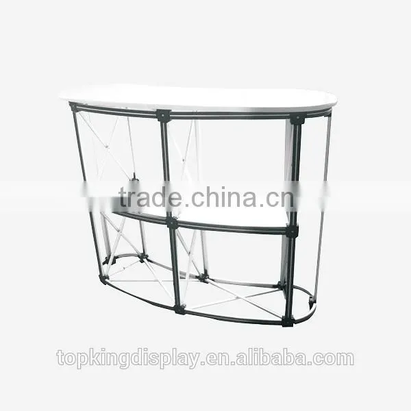 High Quality Wood Board Promotion Table/Exhibition Desk/Pop up Counter/Promotion Counter for Display Stand photo-2
