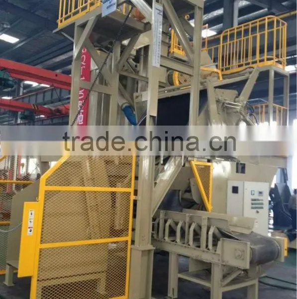 Tumble Belt Type Sand Blasting Machine/Manual Tumble Belt Type Metal Shot Blasting photo-2