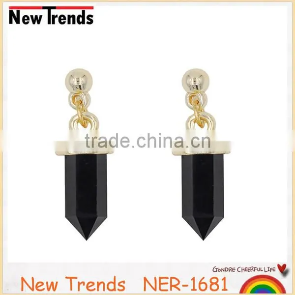 Fashion Crystal Earring Stud, High Quality Fashion Crystal Geometry Earring photo-3