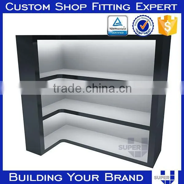 Customized High Class White Wooden Wall Display Units photo-2