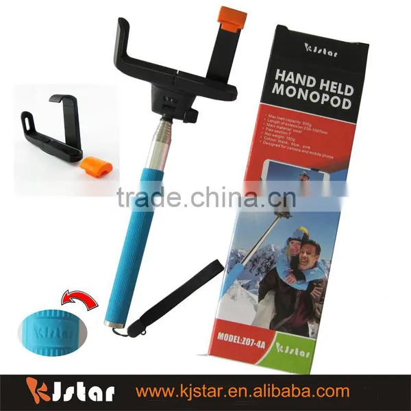 2014 Factory Wholesale Kjstar Monopod Stick With Smart Phone Holder Excellent Quality Z07-4A photo-3