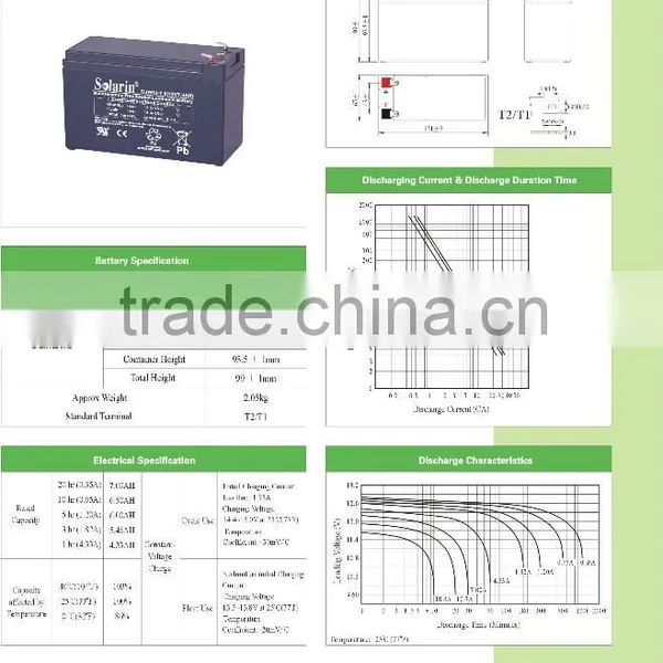 Deep Cycle 12v Dry Battery and Gel Battery for Solar System for Home Use Solar Power photo-3