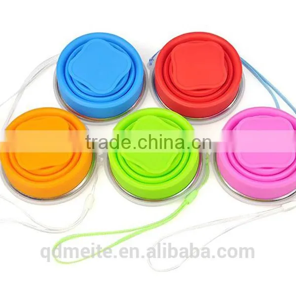 Silicone Rubber Folder Cup /drinking Silicone Folding Cup photo-4