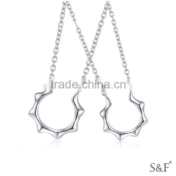 MLA177 Rhodium Plated Cremation Jewelry Pendants