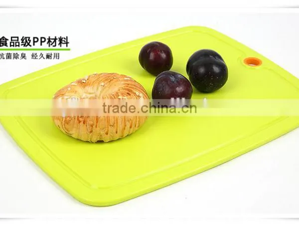 Food Grade Large Plastic Chopping Cutting Board Set Cb016 photo-2