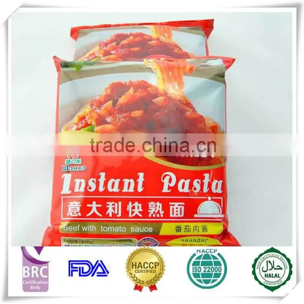 Halal quick-served pasta