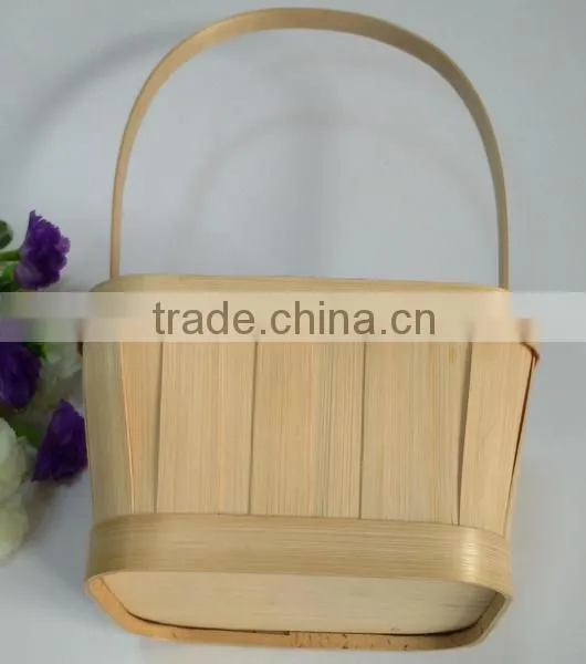 Bamboo Weaving Flower Hanging Basket photo-3