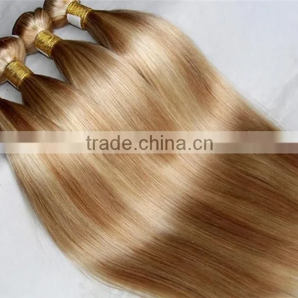 Fast Shipping Cheap Hair Extension Unprocessed Two Tone Human Hair Weave photo-5