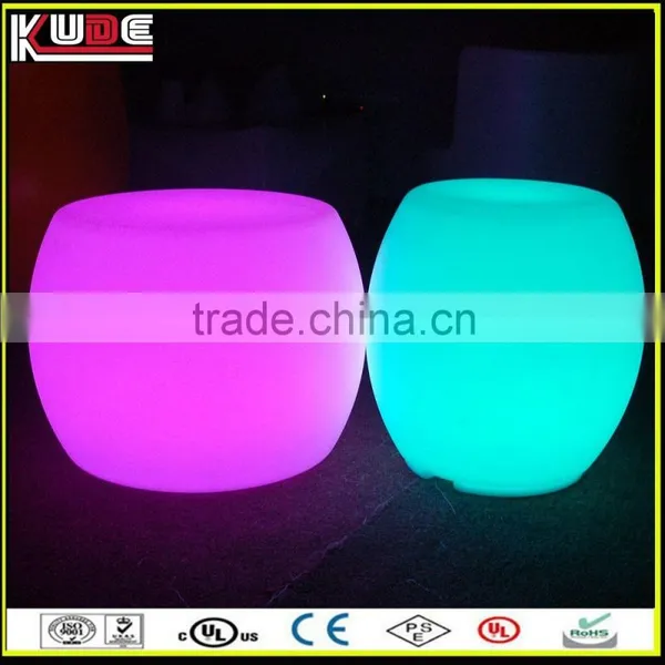 Flash Colors Changing LED Bar Stool/Drum Stool For Outdoor Party Used photo-3