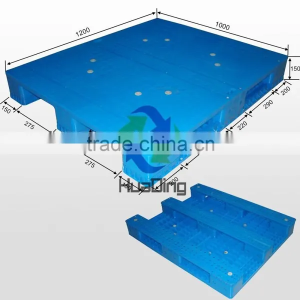 High Quality Hdpe Industrial Plastic Pallets Of Mixed Goods 1200*1000