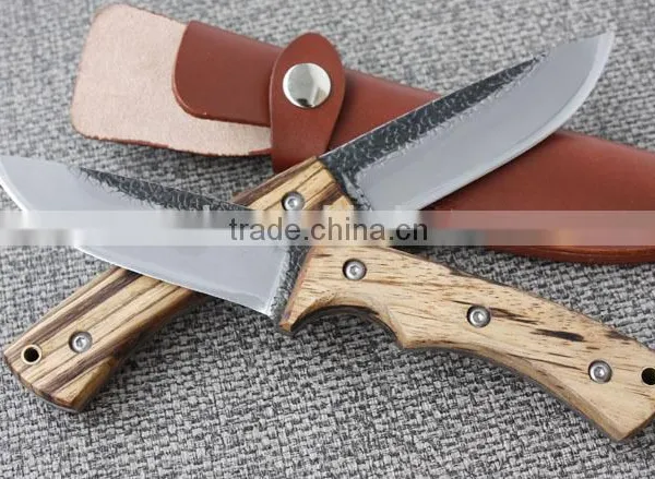 OEM Fixed Knife Handmade With Wood Handle UD50088 photo-2