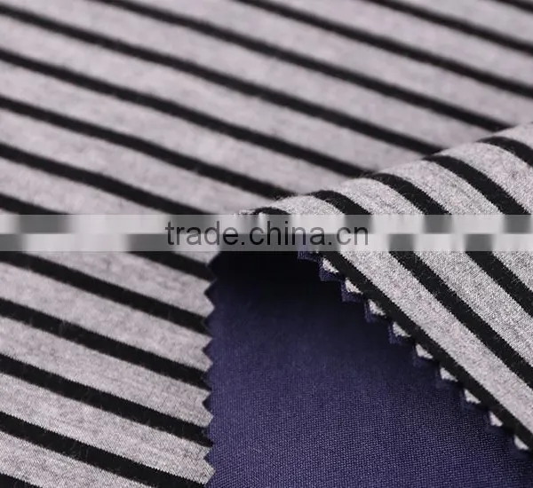 1PCS SALE!!!!Factory on Slea Spray Spandex Houndstooth Flock Knitted Fabric for Garment photo-5