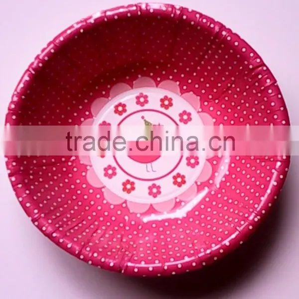 7" Disposable Logo Printing Rice Paper Water Bowlrice Paper Water Bowl photo-4
