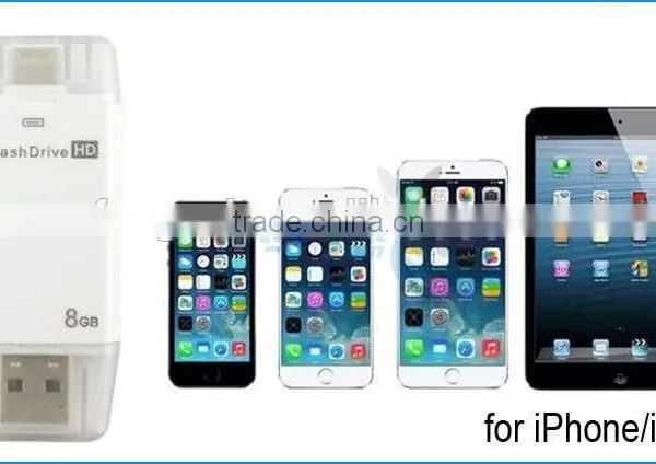 Wholesale IFlash Drive Device 8GB 16GB 32GB 64GB OTG USB Flash Drive for IPhone/iPod/iPad/ ITouch/USB OTG photo-5