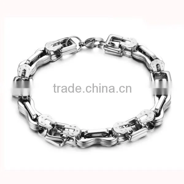 Wholesale Men's Fashion Solid 316l Stainless Steel Bracelet On Wholesaler photo-5